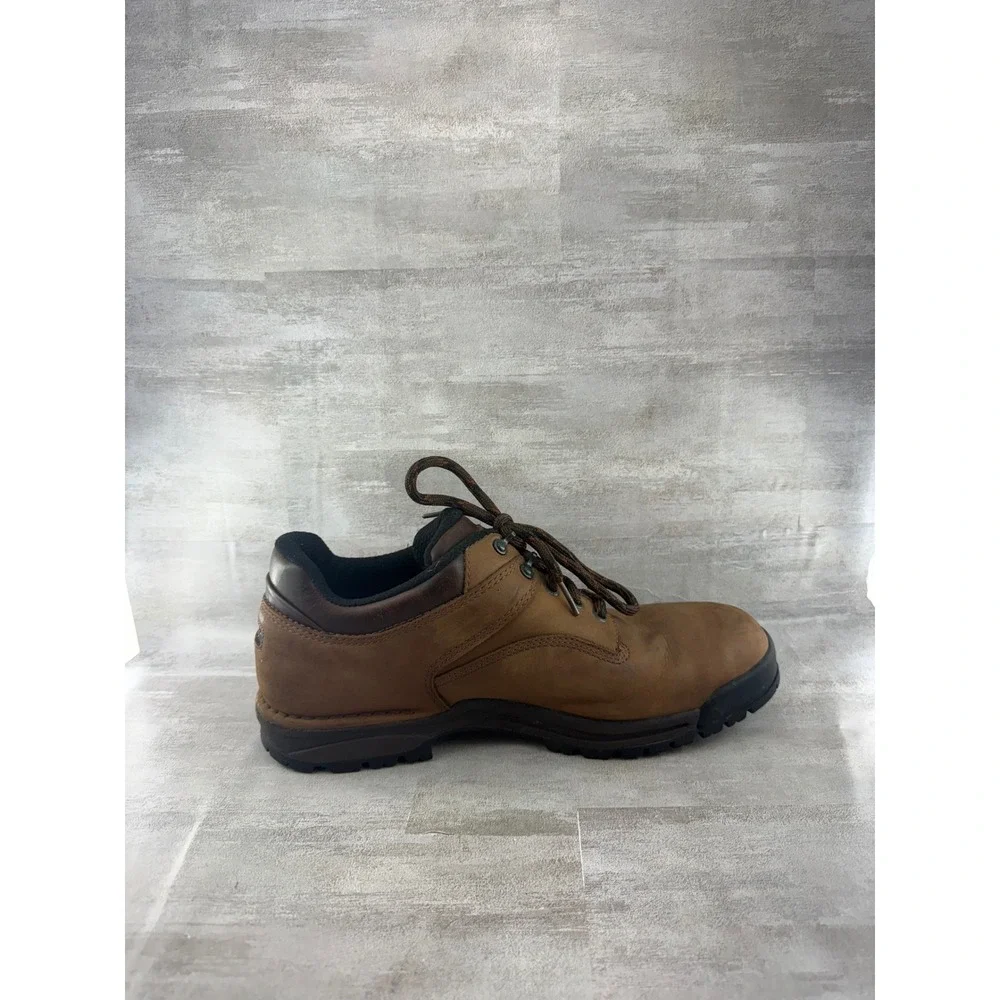 Rockport XCS MLV41 Men Brown Leather Hiking Trail Shoes Vibram Sole Size 12M